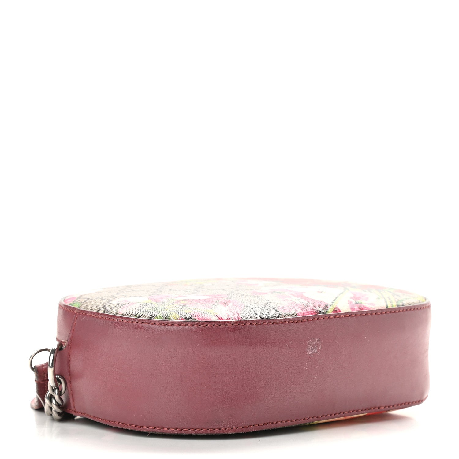 Gucci GG Supreme Monogram Blooms Mini Chain Shoulder Bag Beige Multicolor Dry Rose 4 of 10