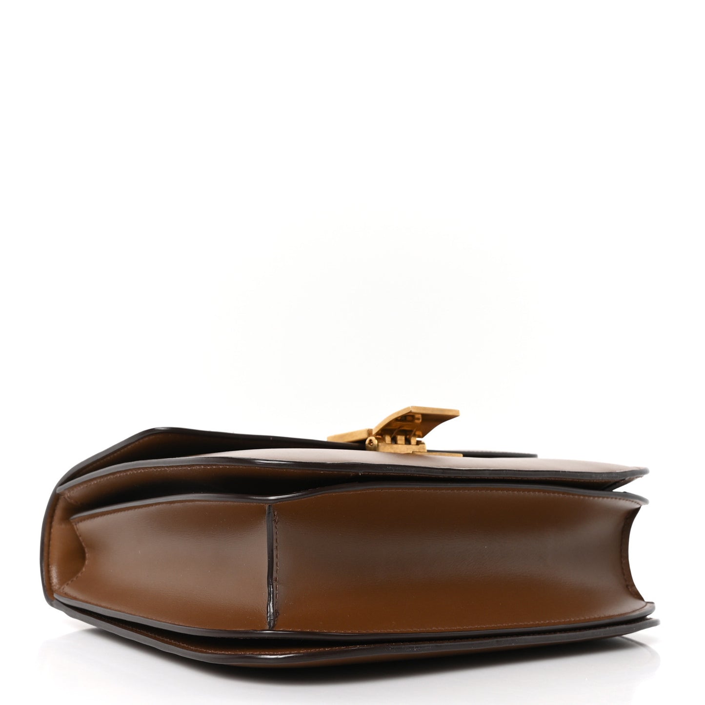 Box Calfskin Medium Classic Box Flap Bag Camel