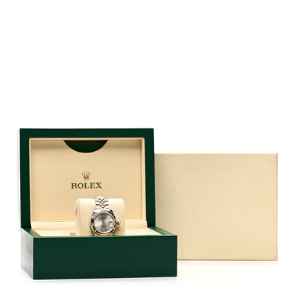 Rolex Stainless Steel 18K Yellow Gold 28mm Oyster Perpetual Datejust Watch Silver 279173 5 of 5