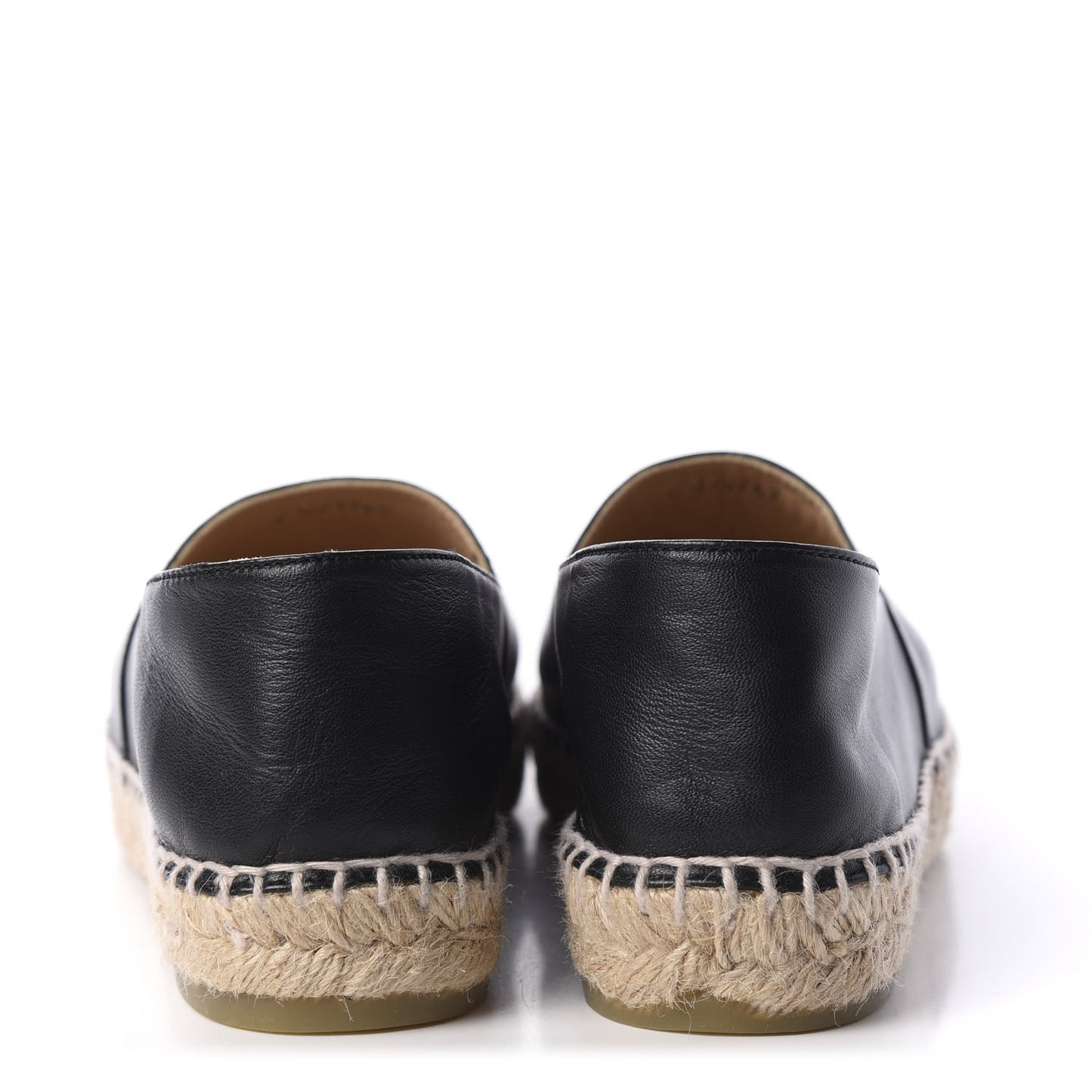 Lambskin CC Espadrilles 38 Black