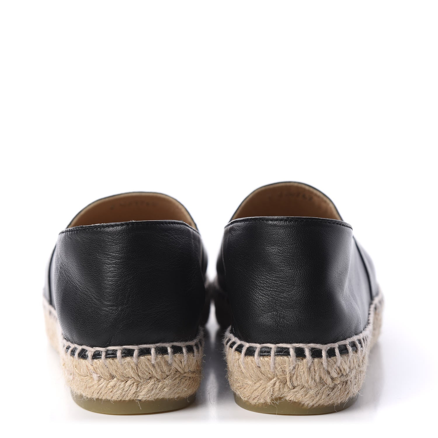 Chanel Lambskin CC Espadrilles 38 Black 4 of 11