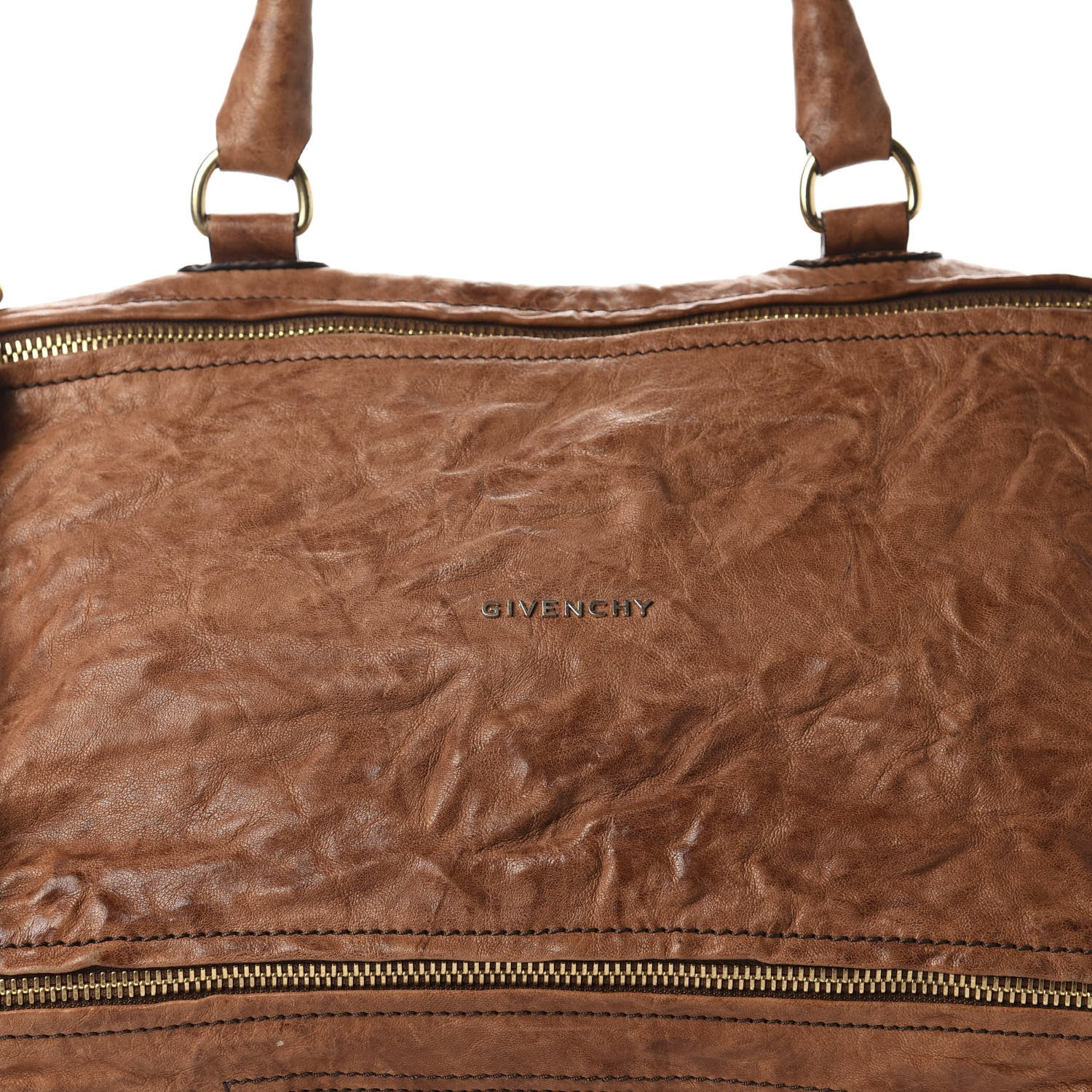 Givenchy Tumbled Sheepskin Large Pandora Brown 15 of 15