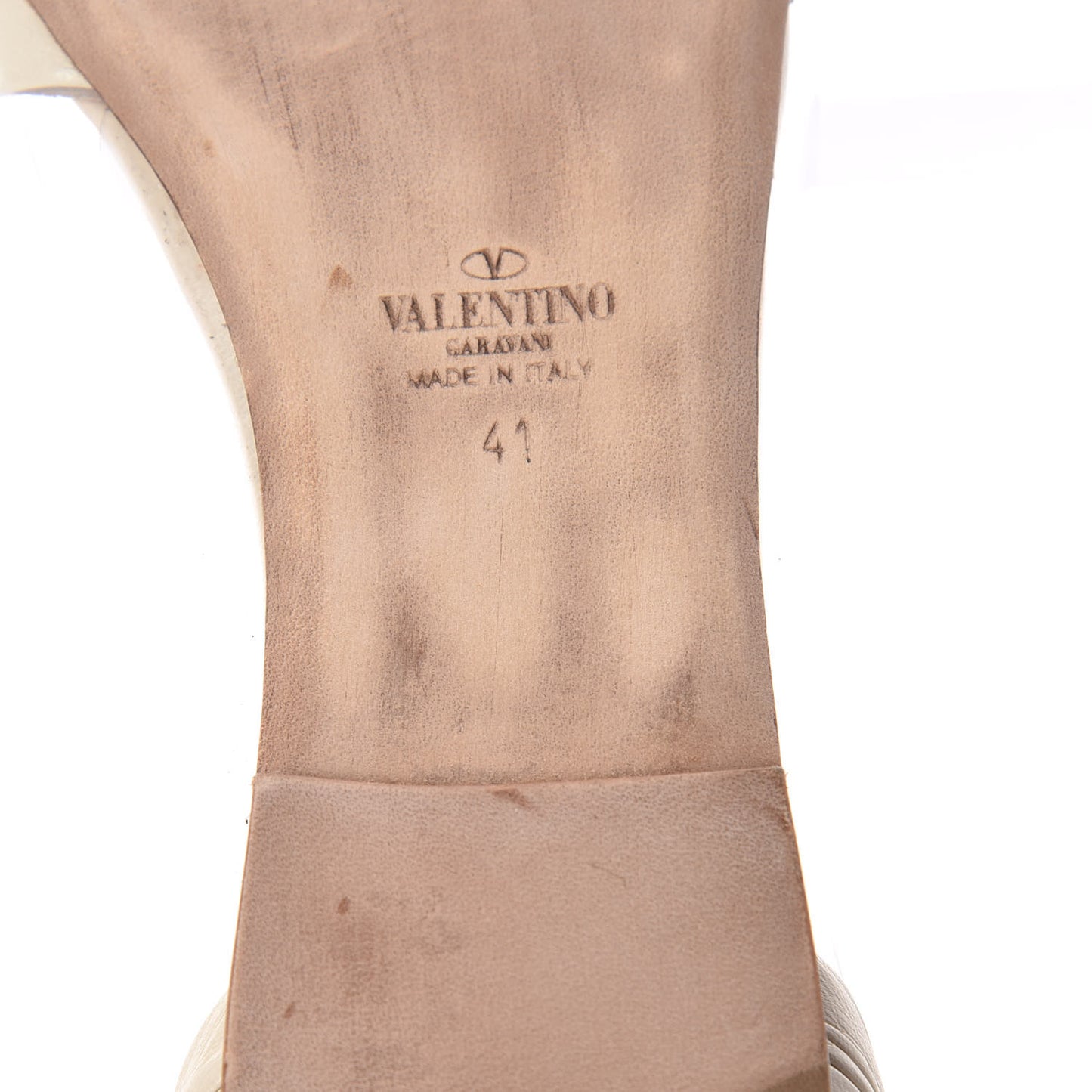 Ruched Lambskin B Drape Ballerina Flats 41 Nude