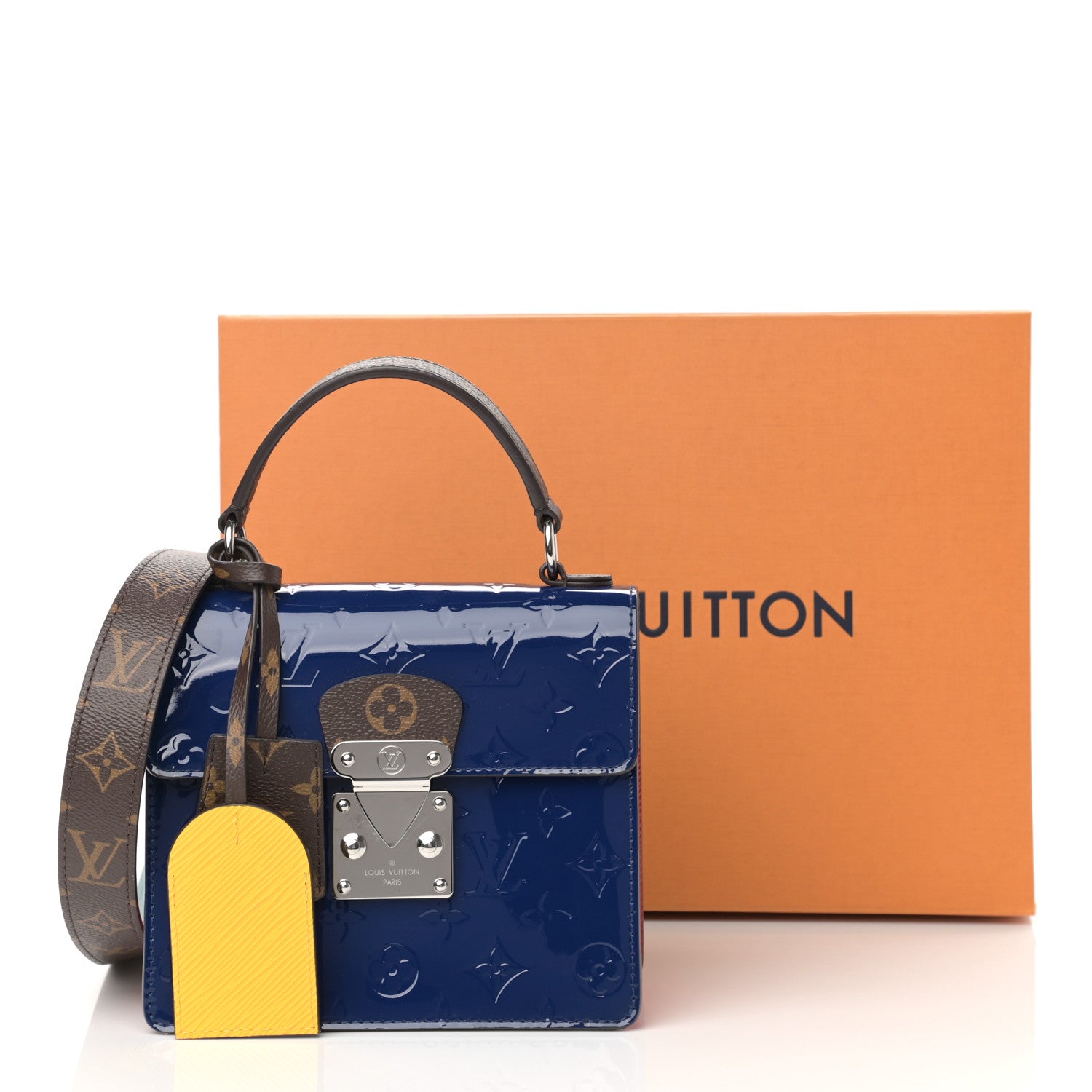 Louis Vuitton Vernis Epi Monogram Spring Street Blue 14 of 14