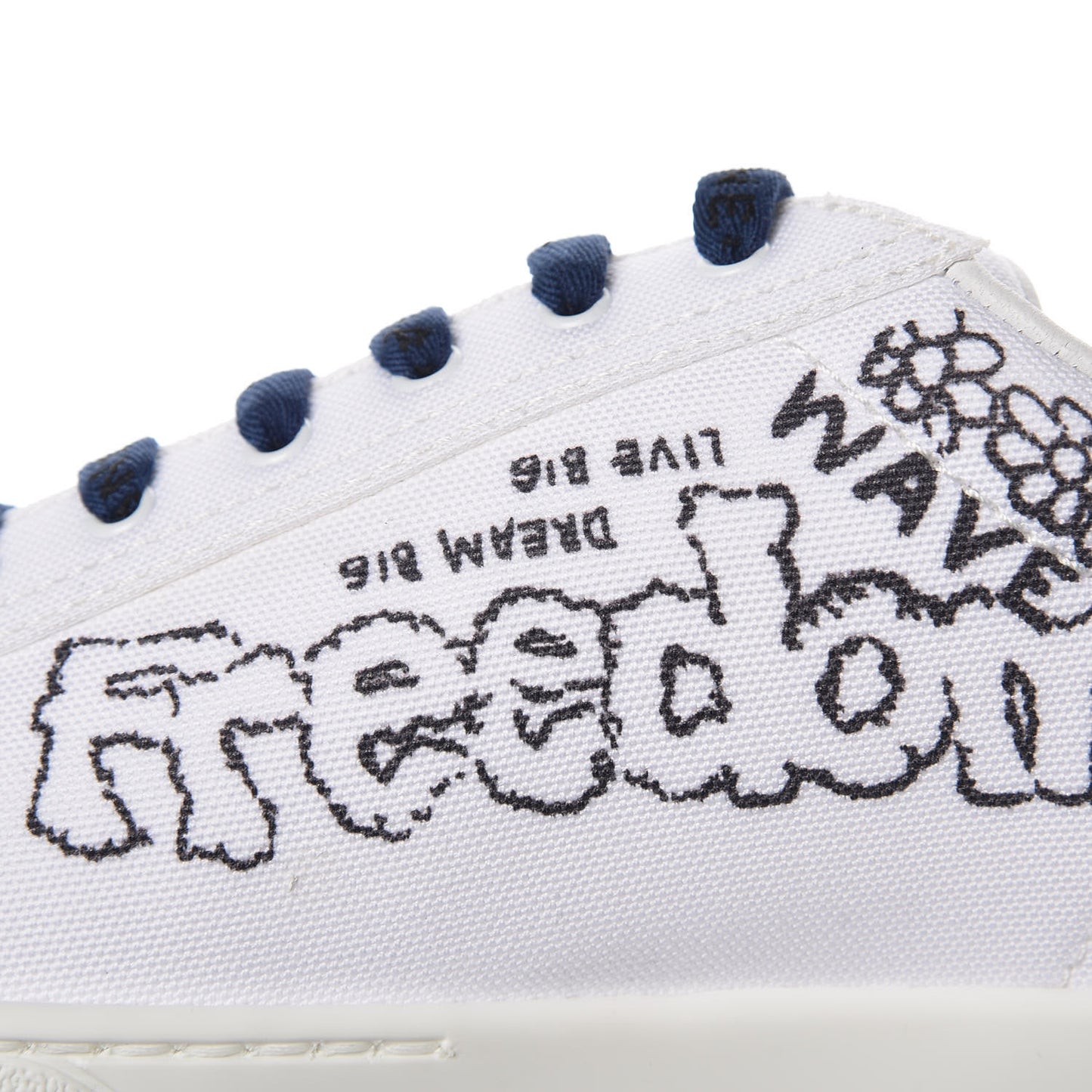 Canvas Printed Pharrell Sneakers 42 White Multicolor
