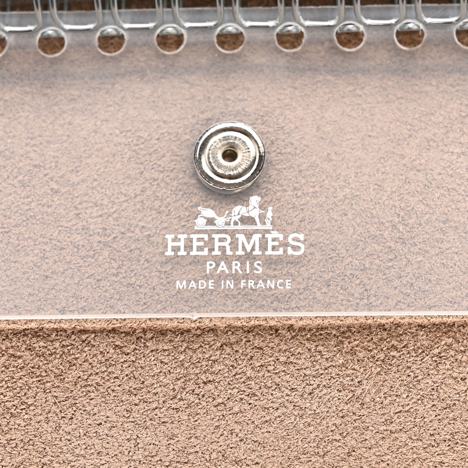 Hermes Togo Ulysse GM Notebook Cover Etoupe 8 of 10