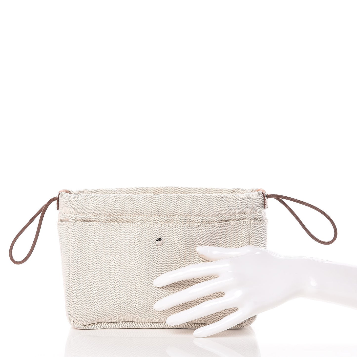 Canvas Barenia Fourbi 20 PM Pouch Naturel Fauve