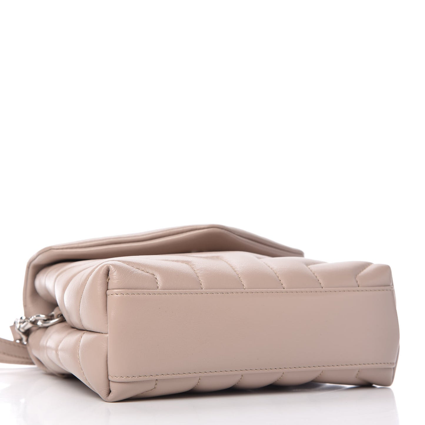 Calfskin Y Quilted Monogram Toy Loulou Satchel Light Natural