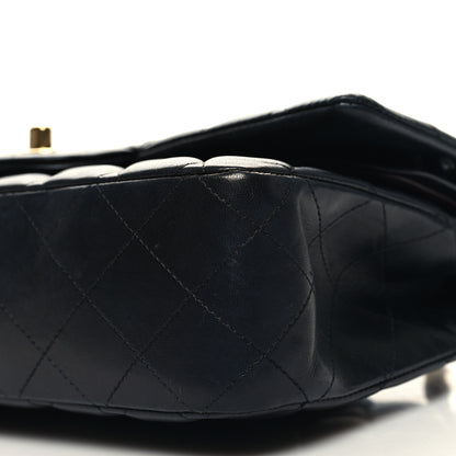 Chanel Lambskin Quilted Medium Double Flap Black 10 of 13