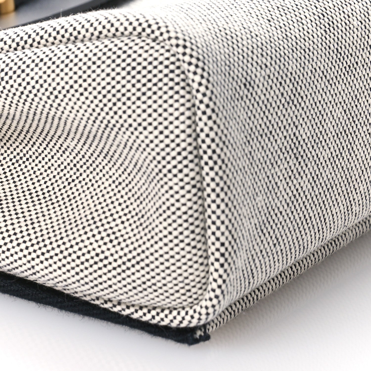 Hermes Military Toile Vache Hunter Herbag Zip Retourne 20 Ecru Black 9 of 11