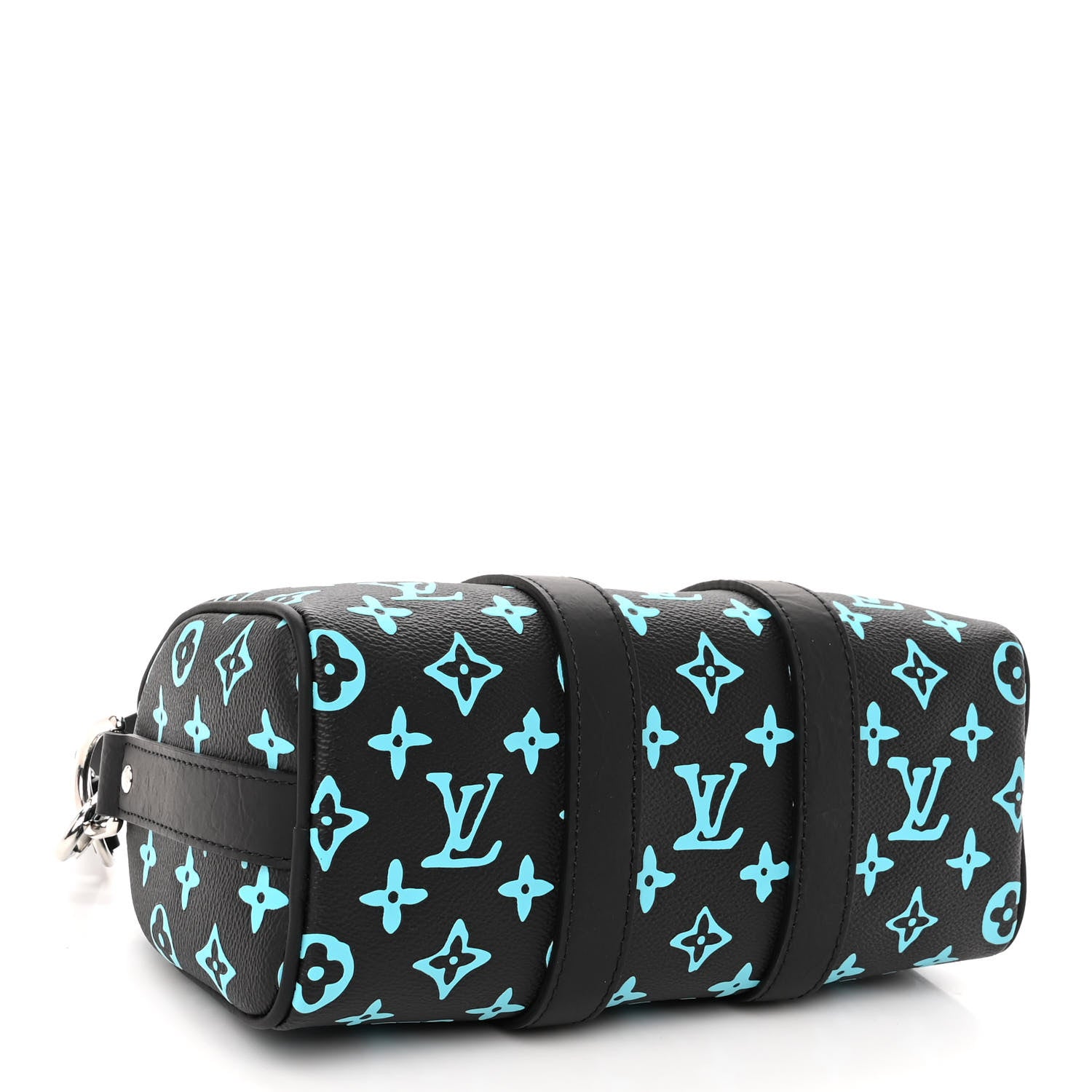 Louis Vuitton Monogram Playground Keepall Bandouliere 25 Black 4 of 9