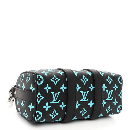 Louis Vuitton Monogram Playground Keepall Bandouliere 25 Black 4 of 9