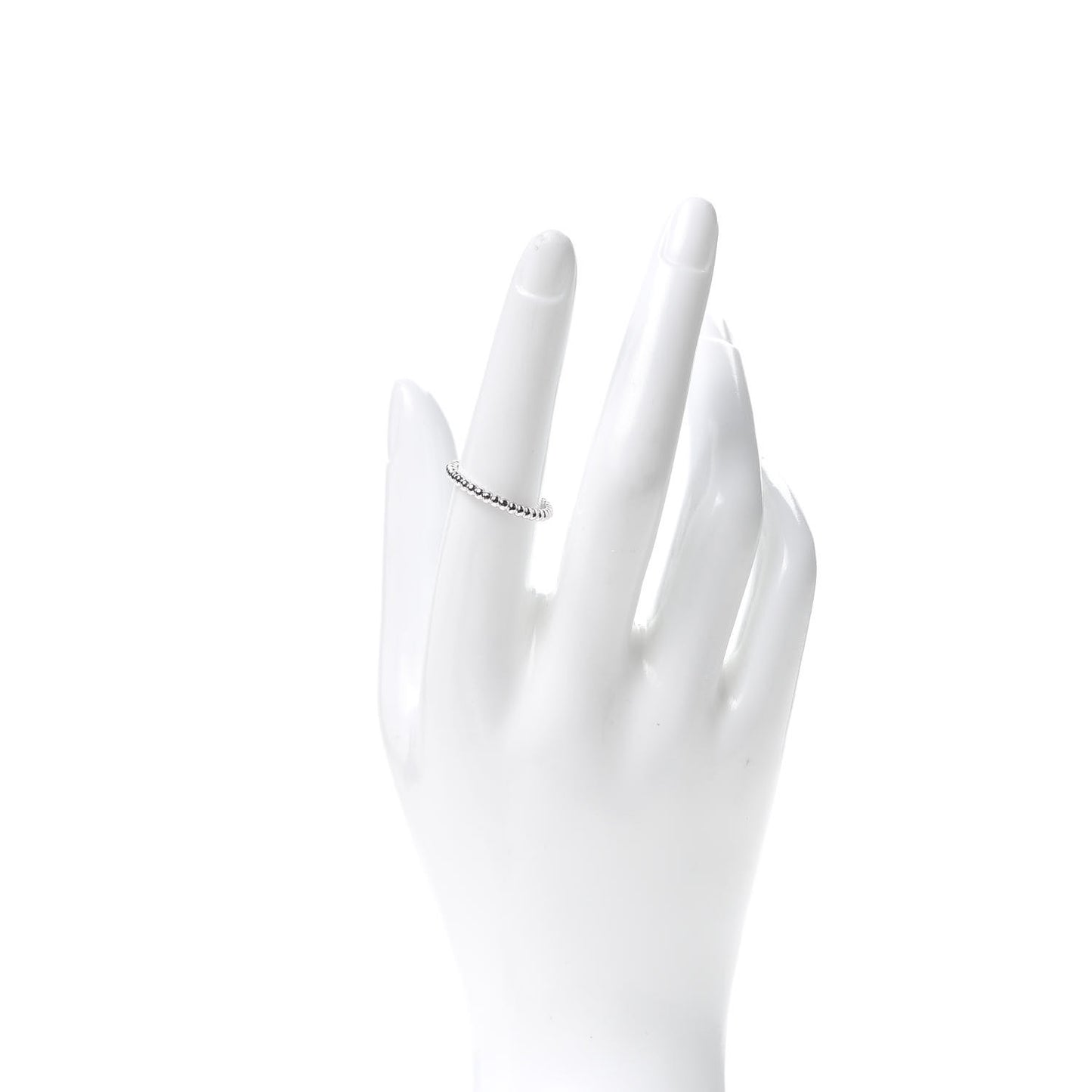 18K White Gold Small Perlee Ring 55 7.25