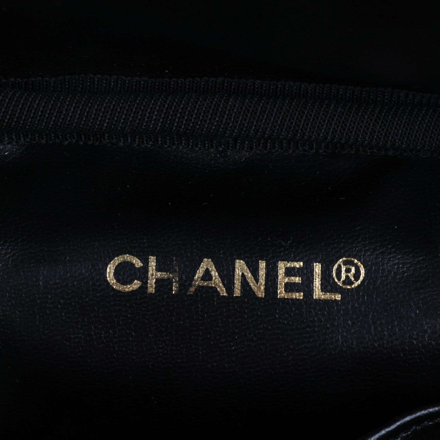 Chanel Lambskin Vanity Cosmetic Case Black 7 of 10