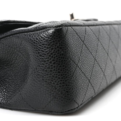 Chanel Caviar Quilted Medium Double Flap Black 9 of 11