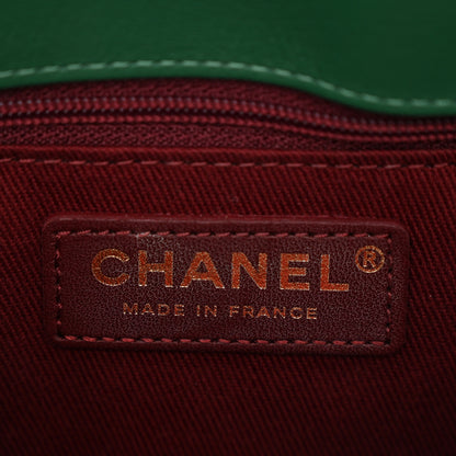 Chanel Calfskin Quilted Chain Flap Green 6 of 10
