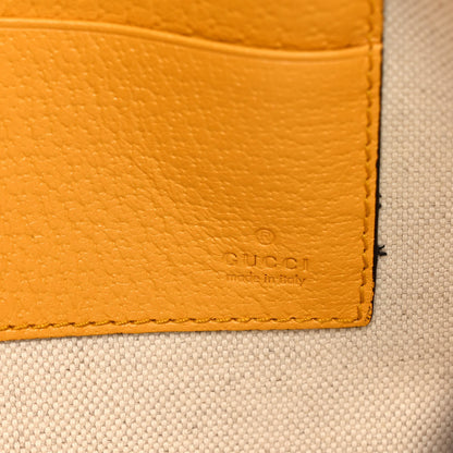 Gucci GG Supreme Monogram Neo Vintage Zip Wristlet Pouch Beige New Acero Crop 6 of 6