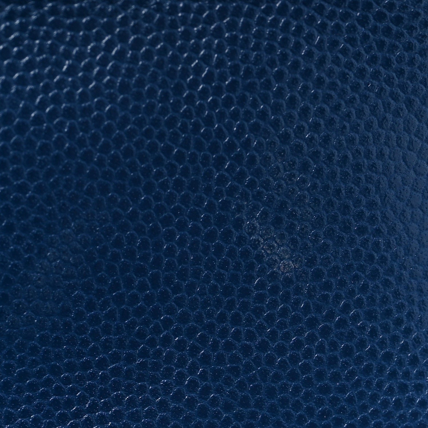 Chanel Caviar Quilted Lizard Embossed Mini Coco Handle Flap Dark Blue 9 of 9