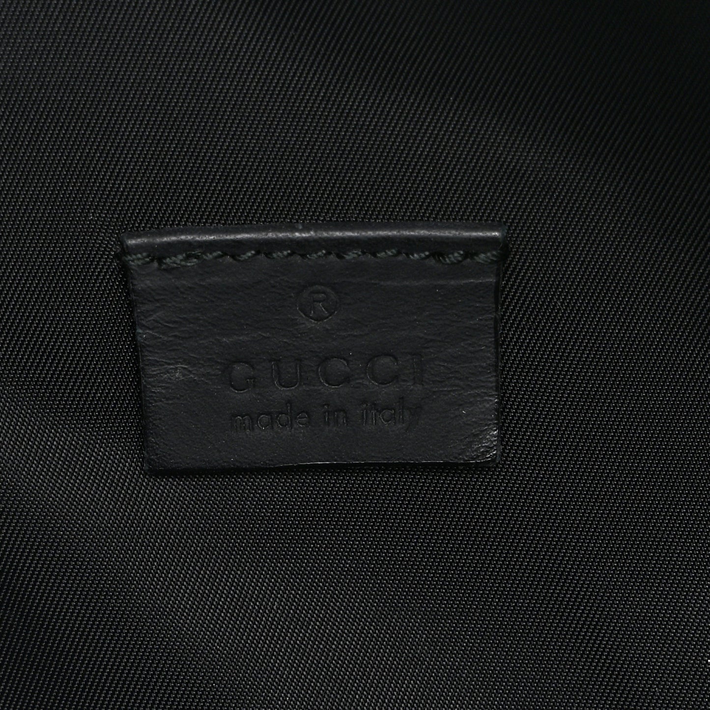 Guccissima Web Belt Bag Black