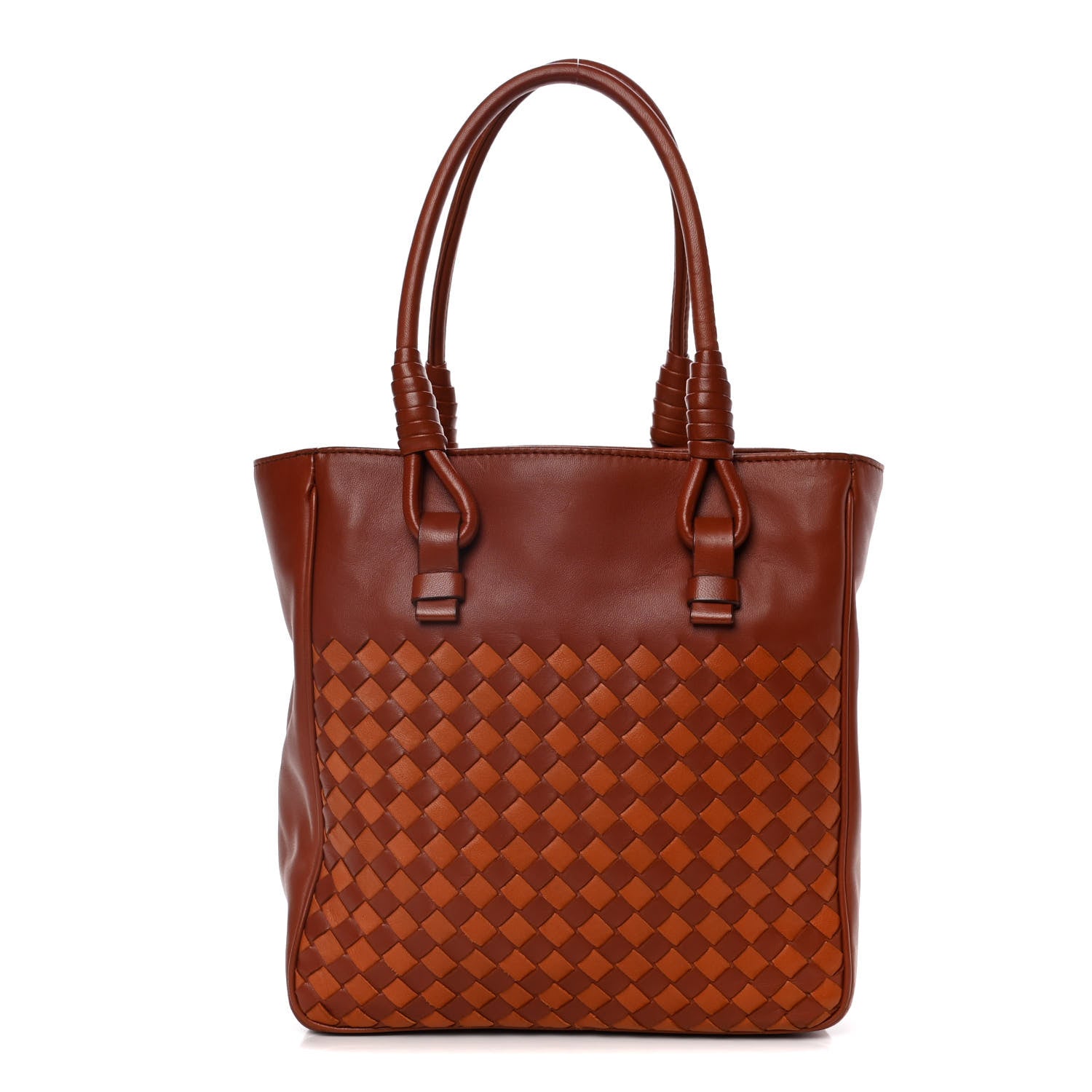 Bottega Veneta Nappa Intrecciato Bag Rust 1 of 16