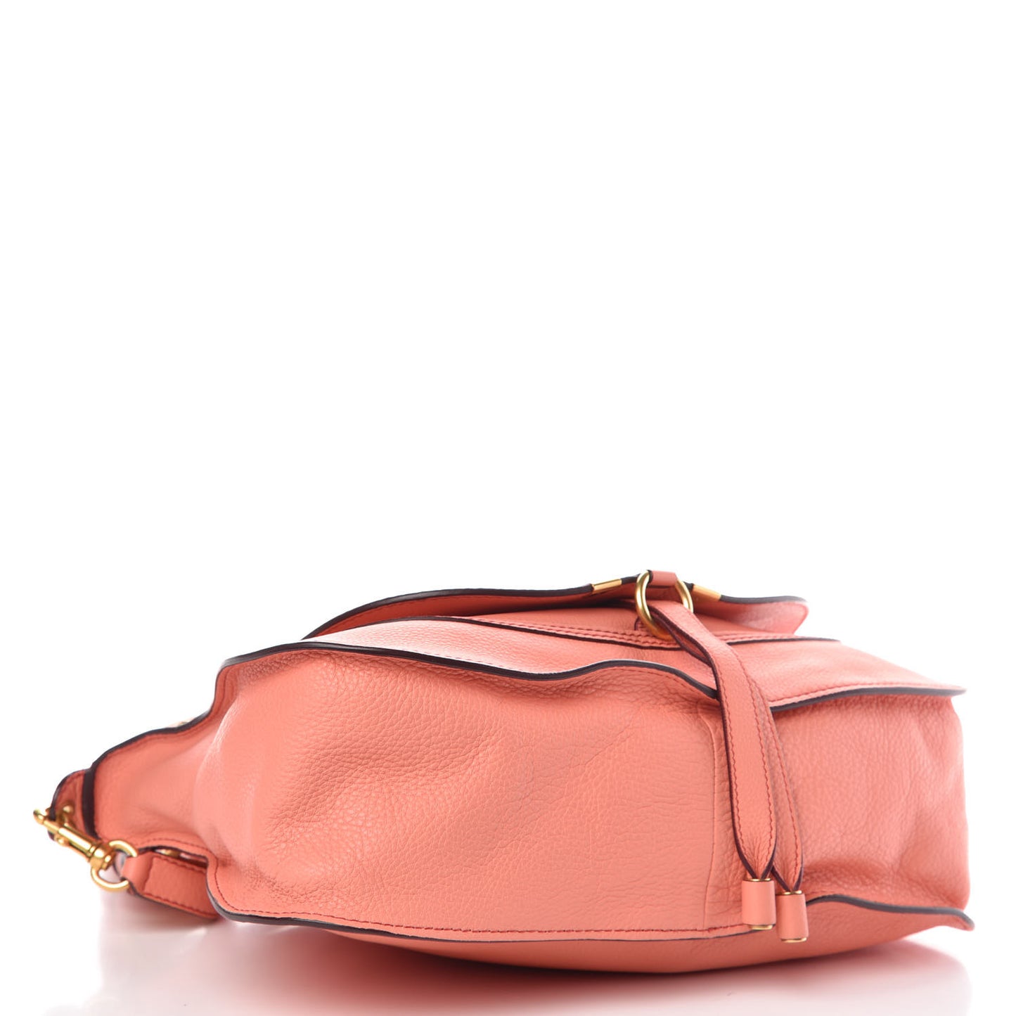 Calfskin Medium Marcie Satchel Coral