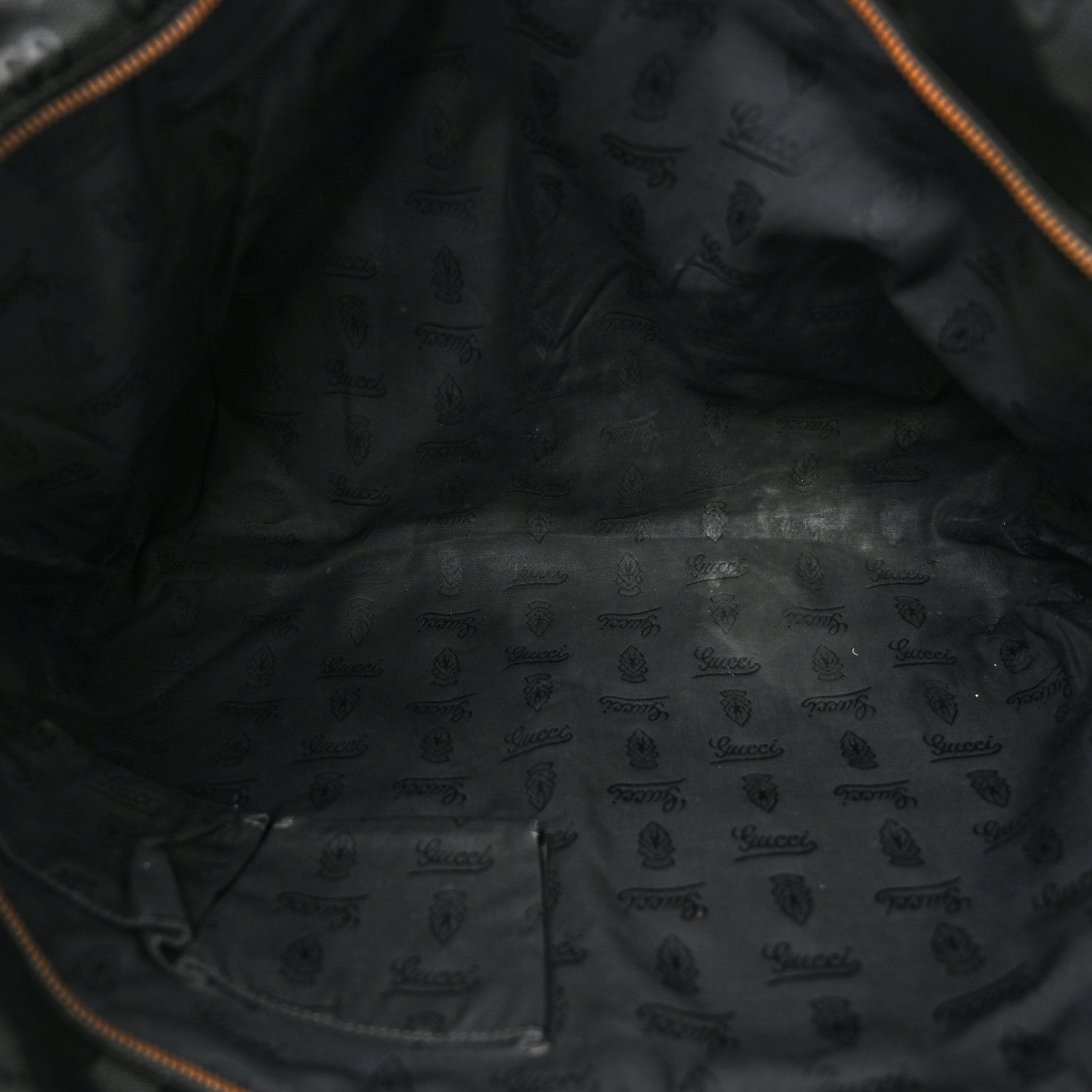 Gucci Imprime Monogram Large Zippered Shopping Tote Pewter 5 of 12