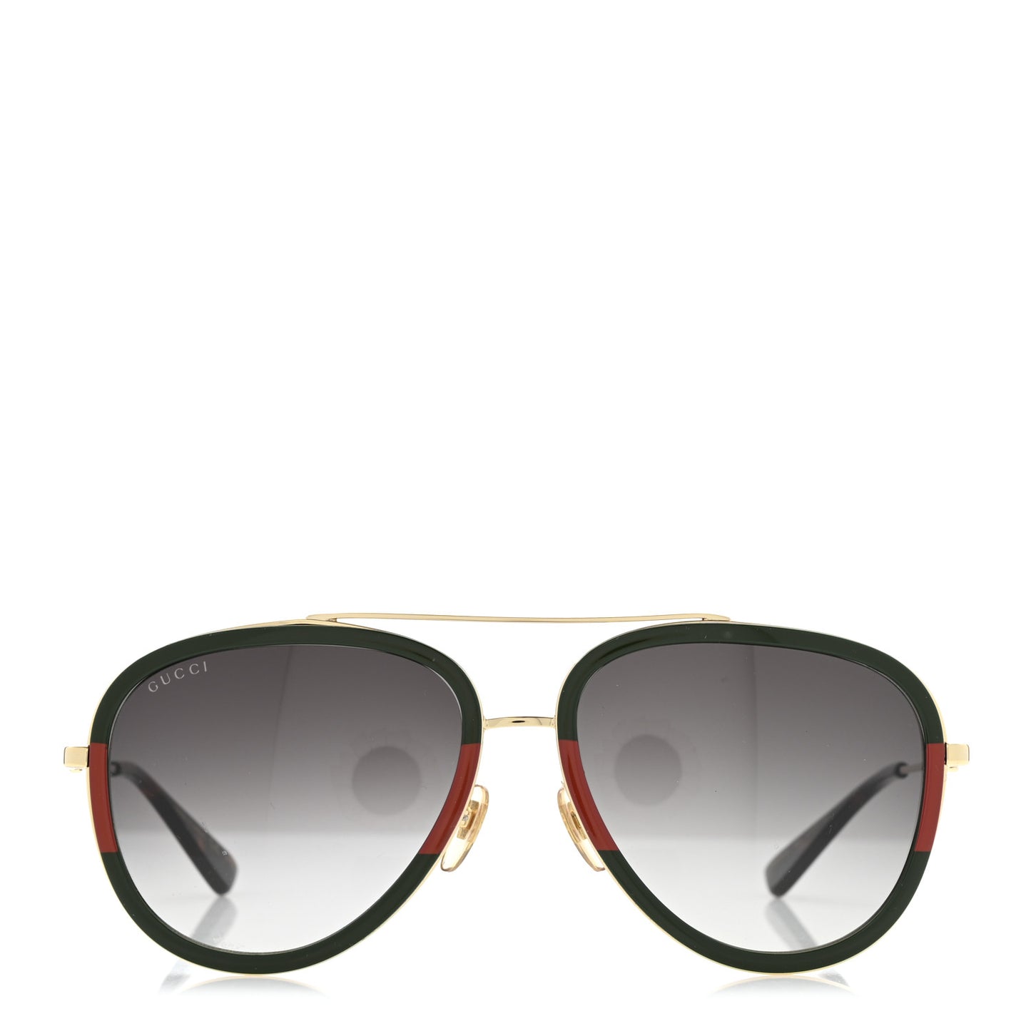 Web Aviator Sunglasses GG0062S Green Red