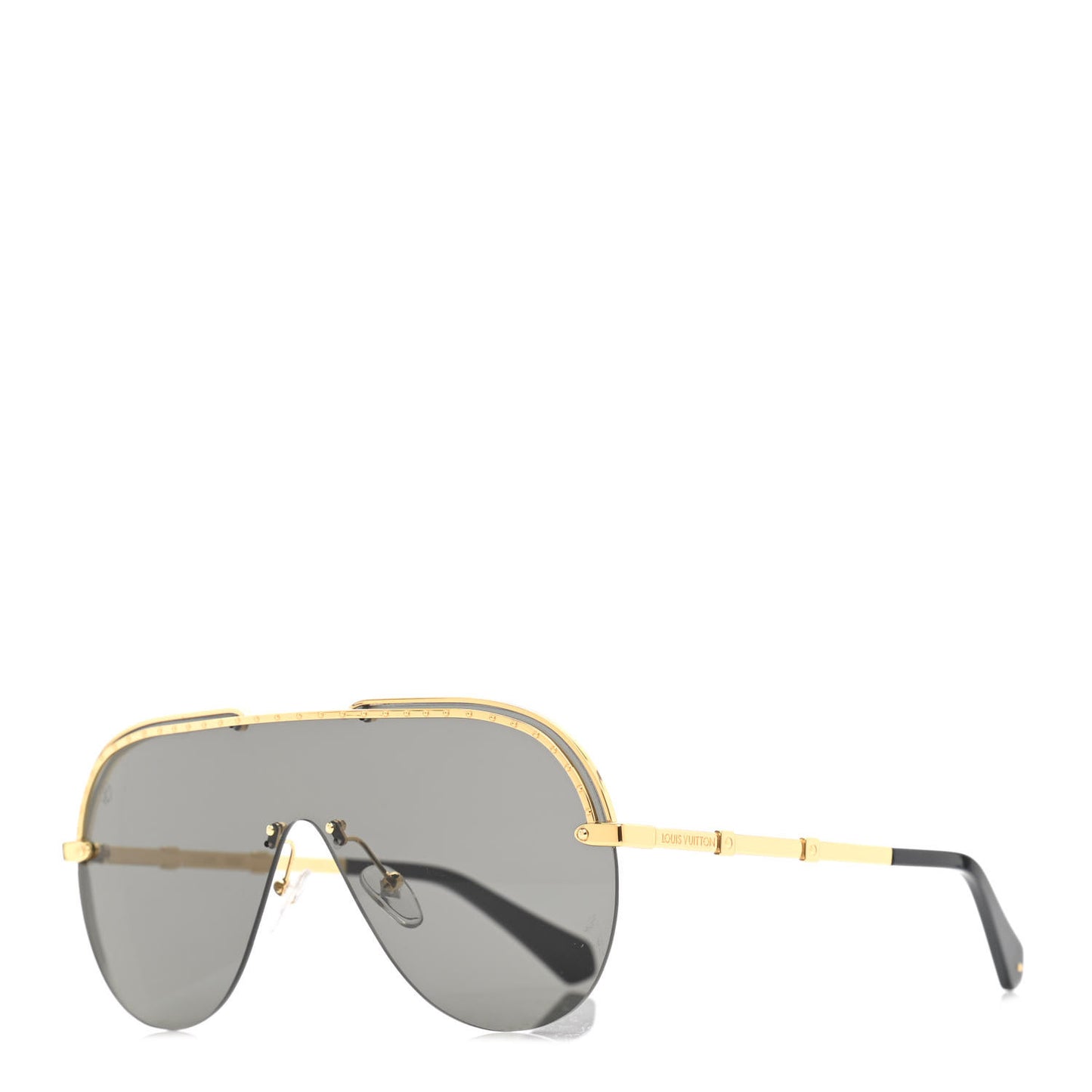 Metal Aviator Sunglasses Z1230E Black Gold