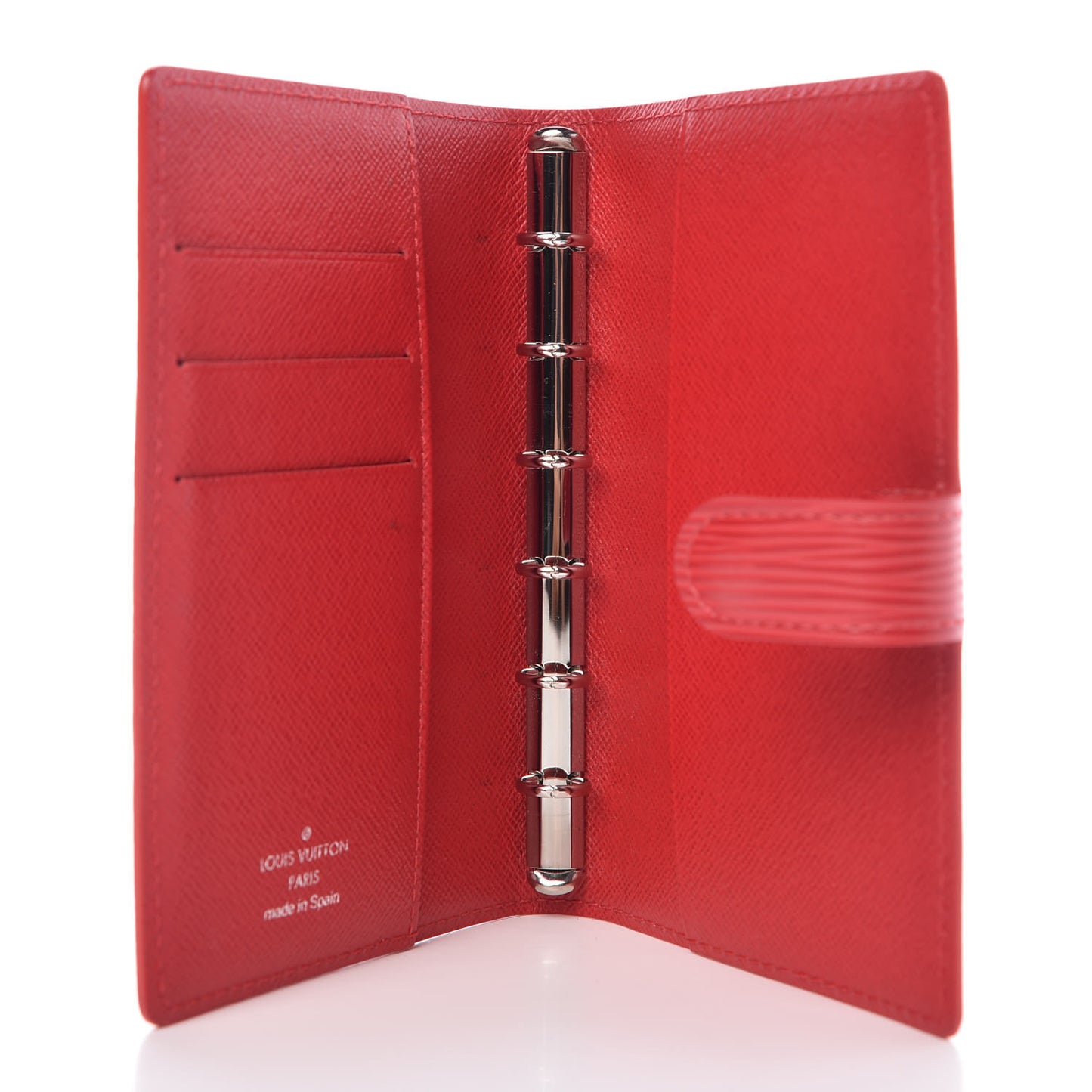 Epi Small Ring Agenda Cover Castillan Red