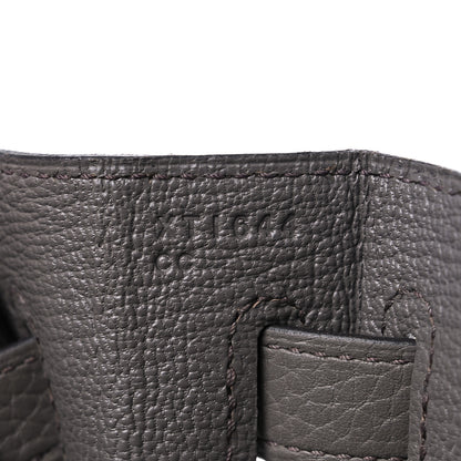 Hermes Taurillon Clemence Kelly Retourne 35 Etain 7 of 12