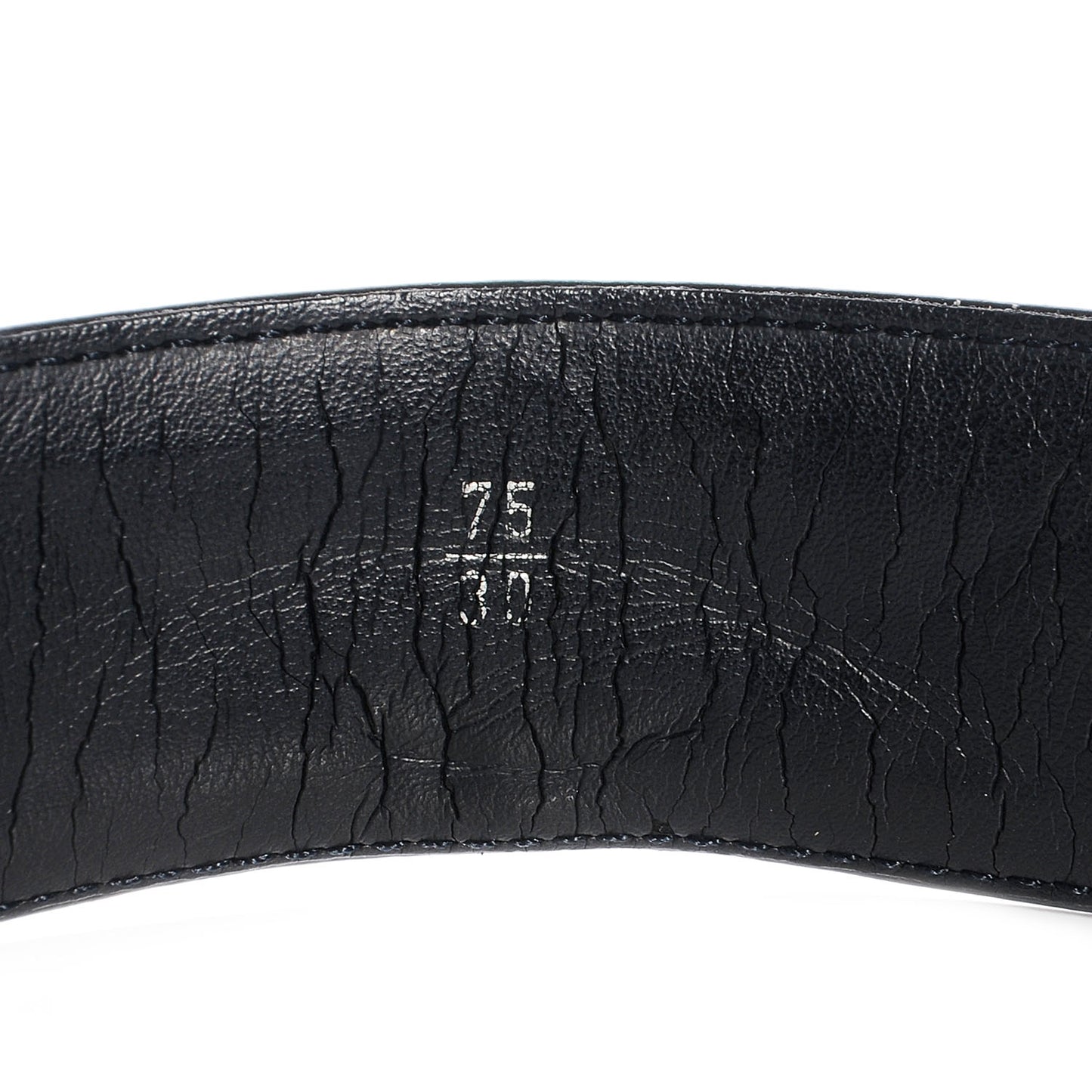 Patent Calfskin Quilted CC Belt 75 30 Black