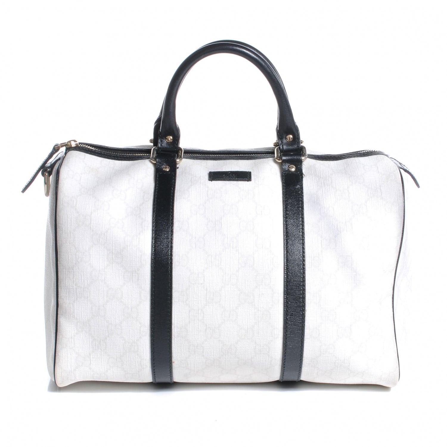 Gucci Monogram Medium Joy Boston Black Trim 1 of 7