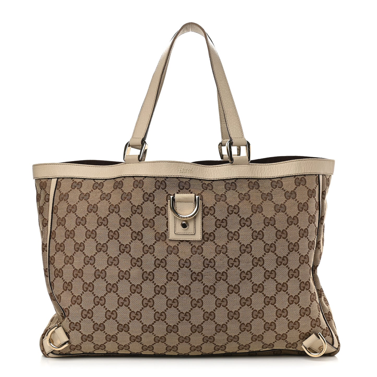 Monogram Large Abbey Tote Off White