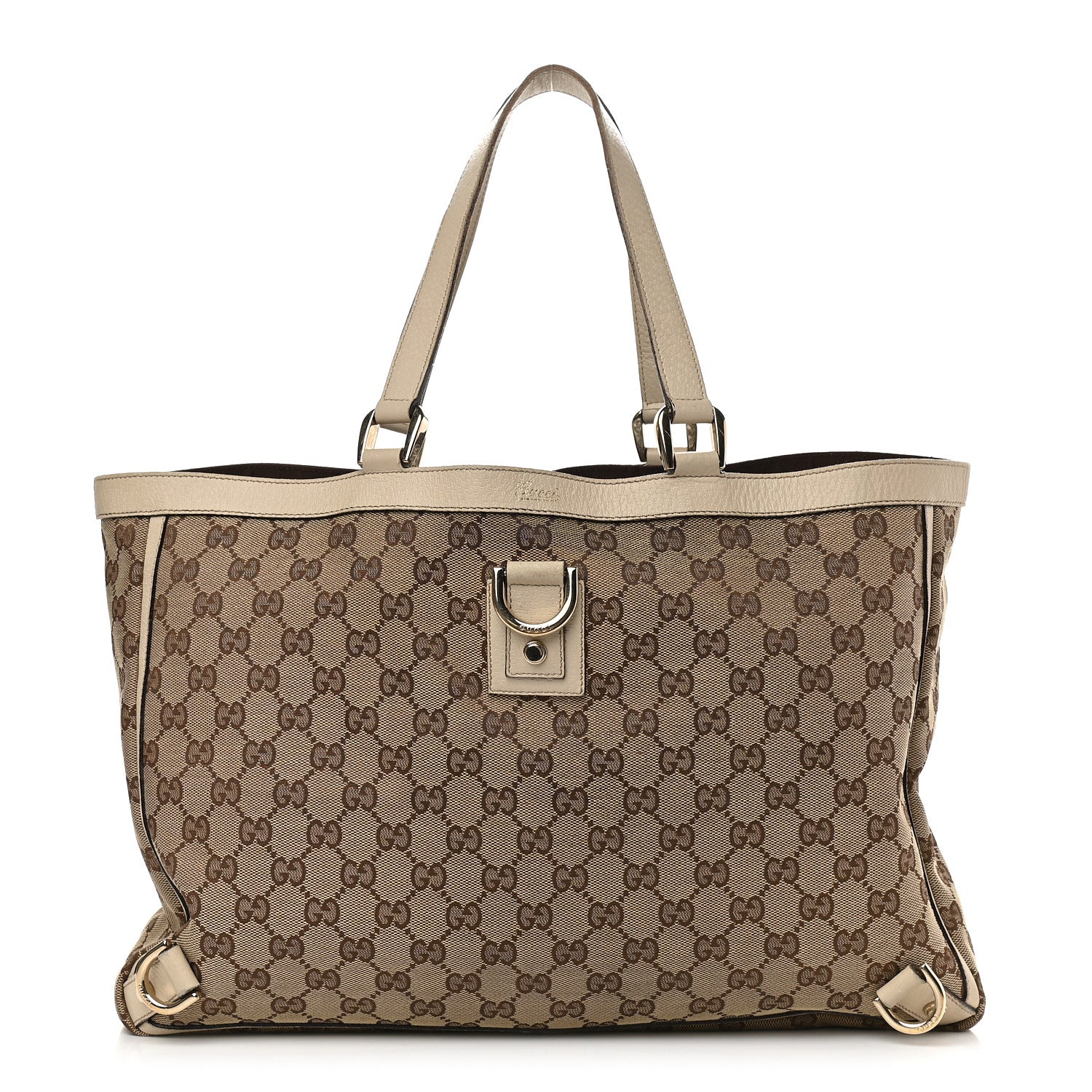 Gucci Monogram Large Abbey Tote Off White 1 of 11