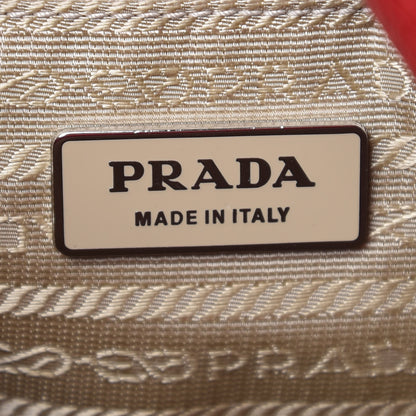 Prada Vitello Daino Shoulder Bag Rosso 8 of 13