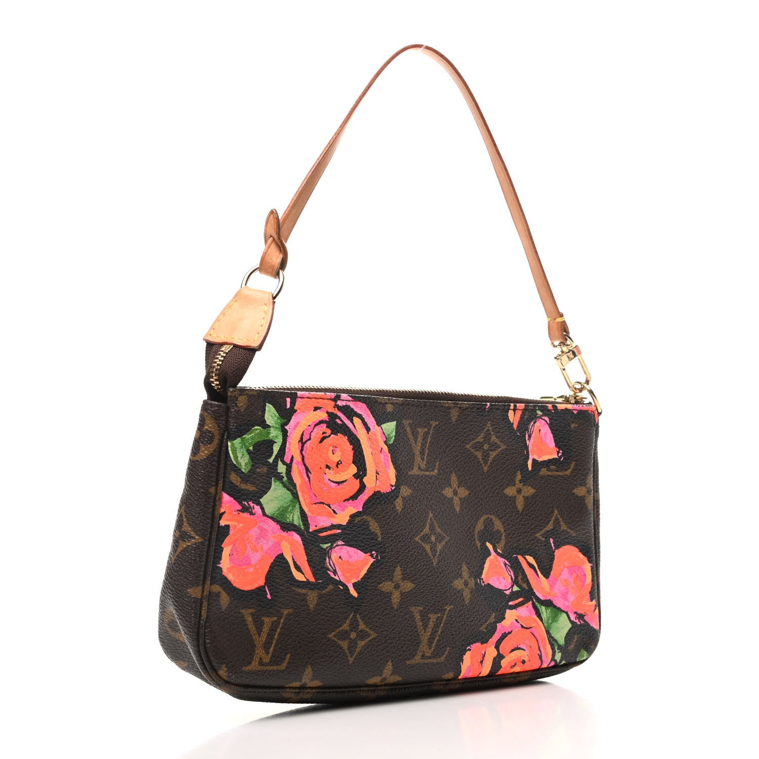 Louis Vuitton Monogram Roses Pochette Accessories 3 of 9