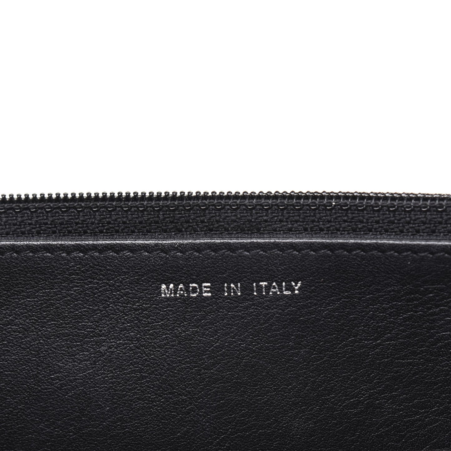 Lambskin Diamond Stitched Wallet On Chain WOC Black