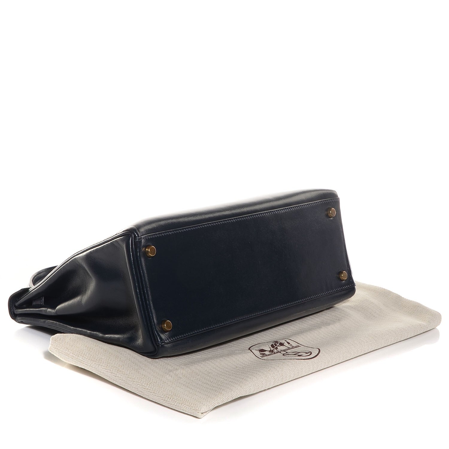 Hermes Box Kelly Retourne 32 Indigo 5 of 22