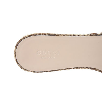Gucci Monogram Web GG Slide Sandals 37 Off White 8 of 12