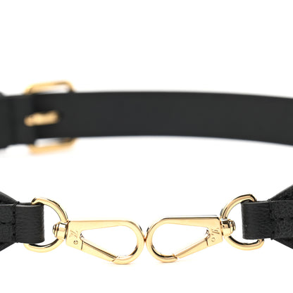 Louis Vuitton Taurillon Adjustable Shoulder Strap Black 4 of 4