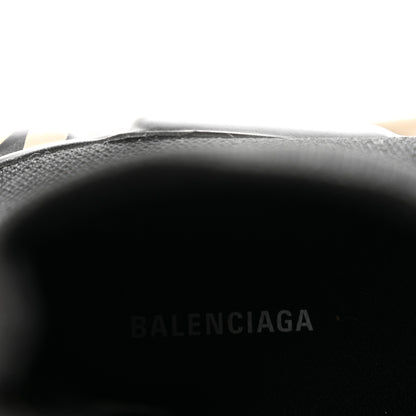Balenciaga Neoprene Knit Womens Speed Graffiti Sneakers 37 Black Beige 7 of 8
