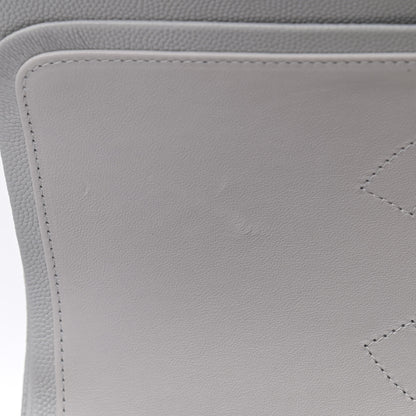 Chanel Caviar Quilted Jumbo Double Flap Grey 9 of 10