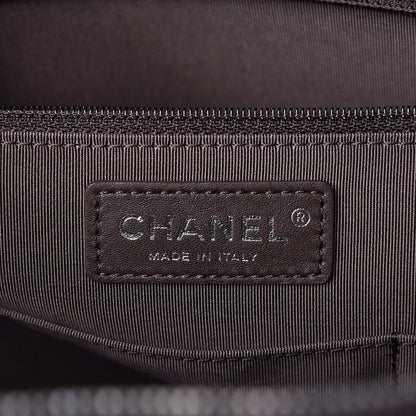 Chanel Calfskin Stitched CC Pocket Shopping Tote Dark Brown 6 of 9