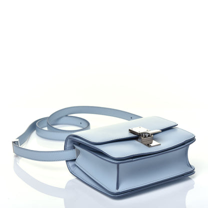 Celine Box Calfskin Small Classic Box Flap Bag Pale Blue 4 of 10