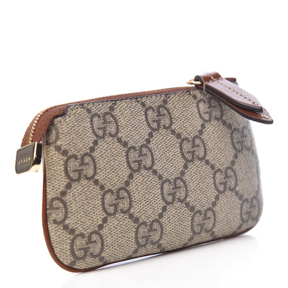 Gucci GG Supreme Monogram Key Case Brown 3 of 8