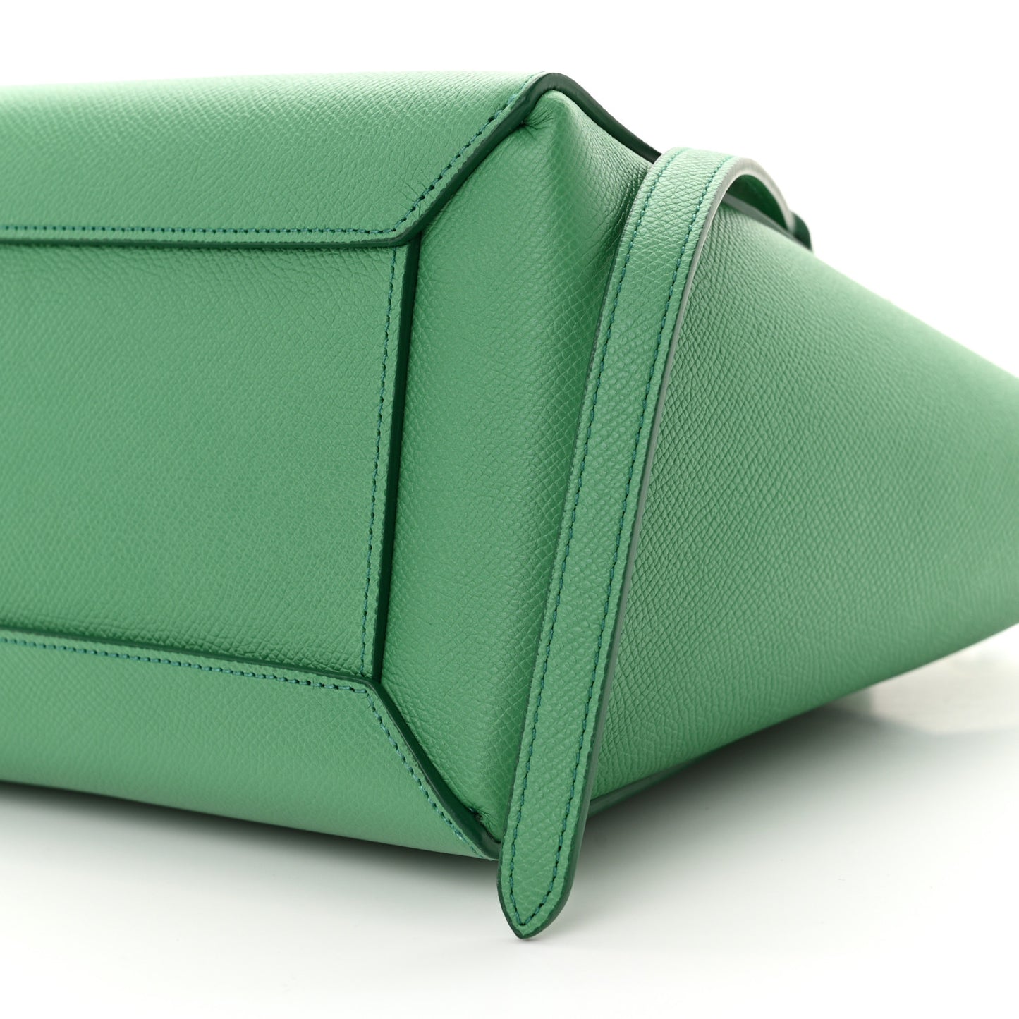 Grained Calfskin Micro Belt Bag Pop Green