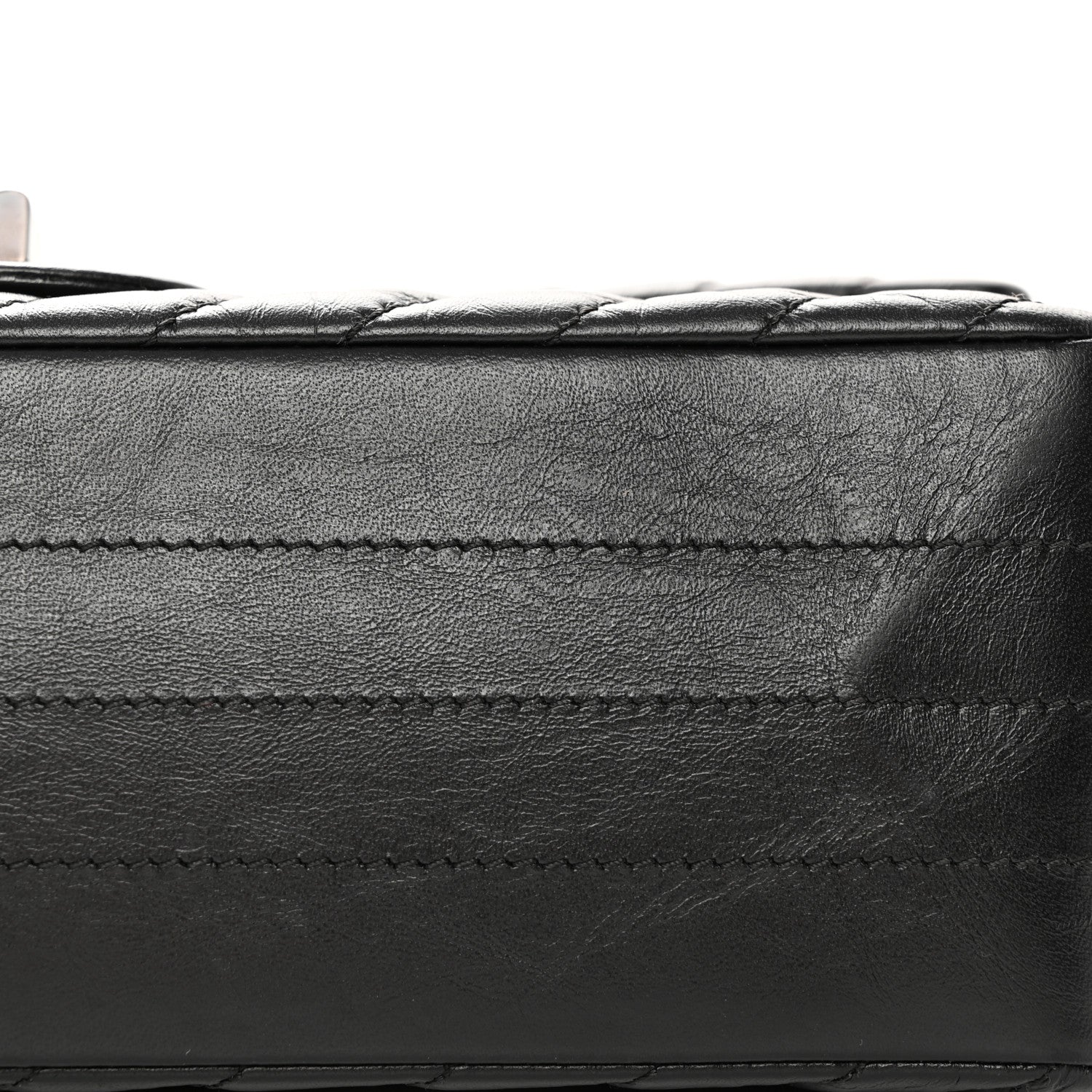 Chanel Aged Calfskin Chevron Quilted 2.55 Reissue 225 Flap So Black 11 of 16