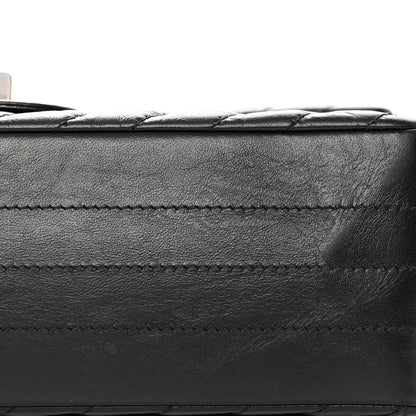 Chanel Aged Calfskin Chevron Quilted 2.55 Reissue 225 Flap So Black 11 of 16