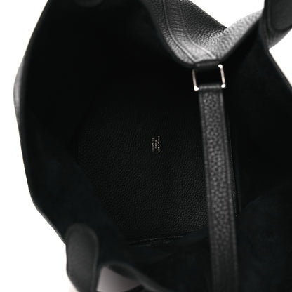 Hermes Taurillon Clemence Picotin Lock 22 MM Black 5 of 12