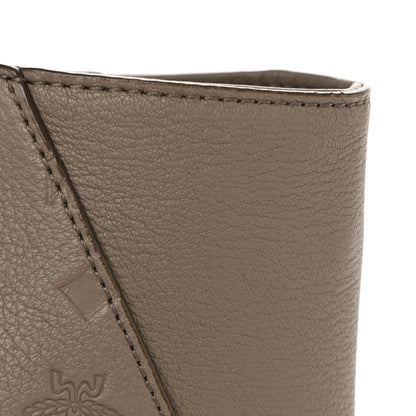 MCM Calfskin Ottomar Monogram Medium Klara Shopper Tote Dove 13 of 14